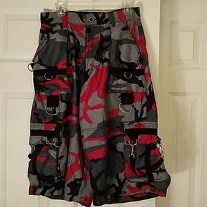 Mens cargo army shorts 34 waist